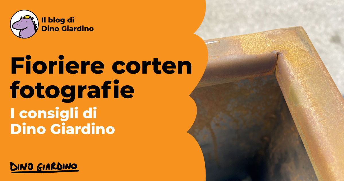 foto fioriere corten dino giardino