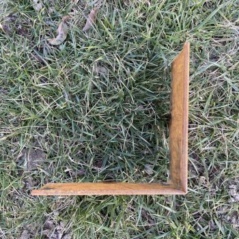 Angolare bordura in corten