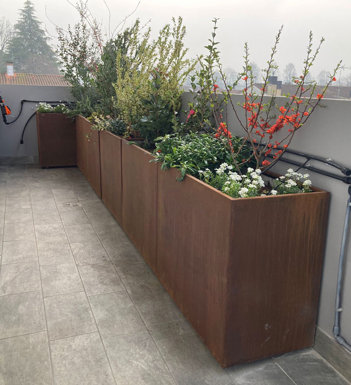 fioriere corten luca