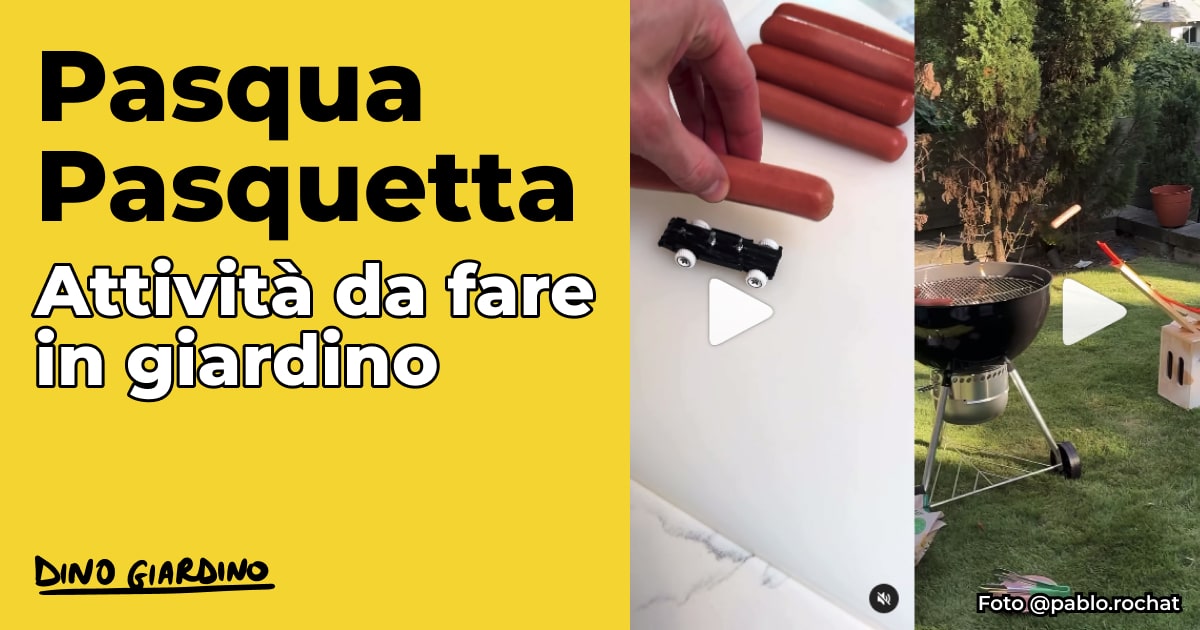 pasqua pasquetta attività da fare in giardino