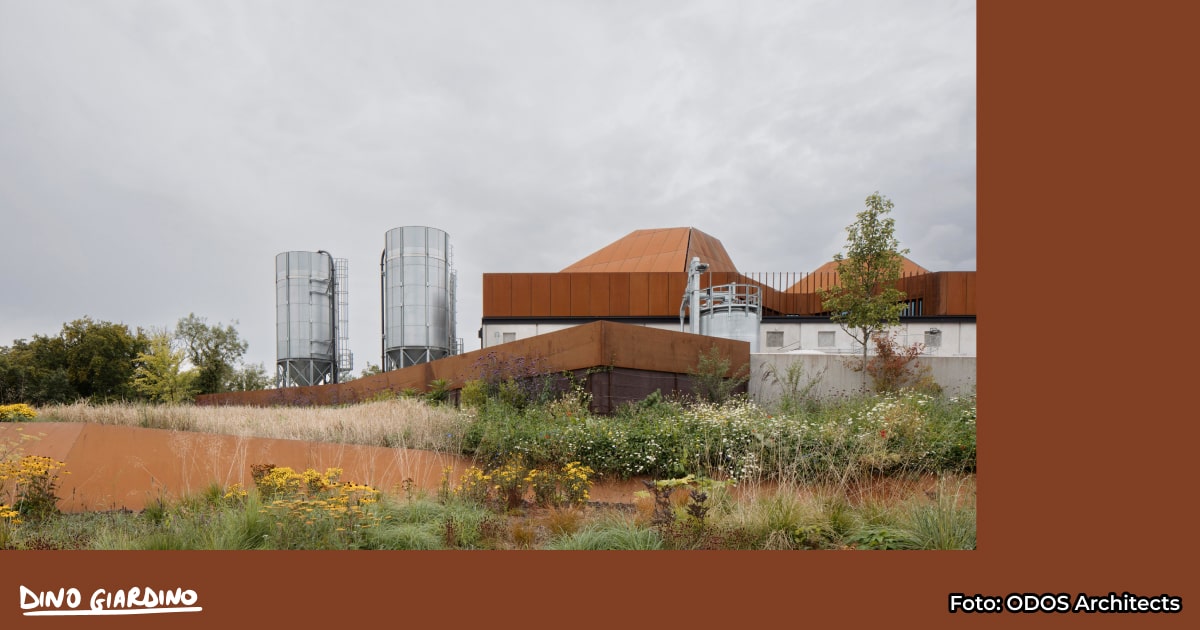 architettura corten Church of Oak Distillery di ODOS Architects