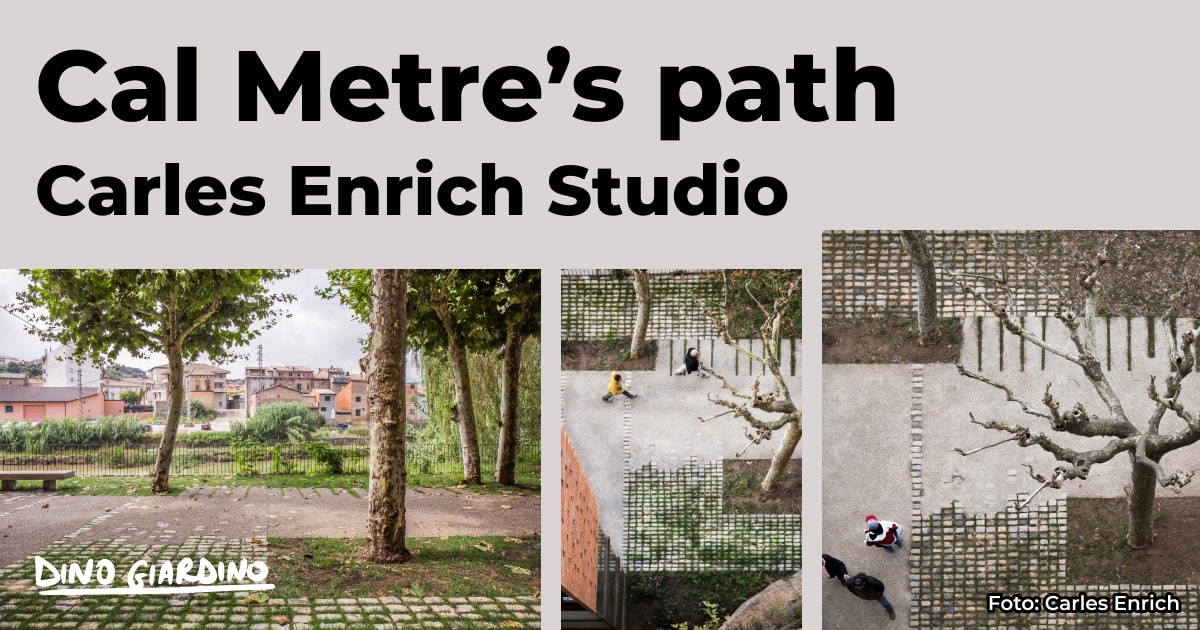 progetto paesaggio pavimentazione cal metres path