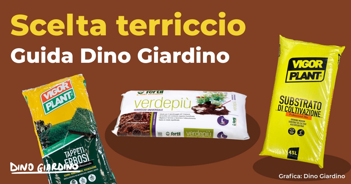 scelta terriccio guida dino giardino